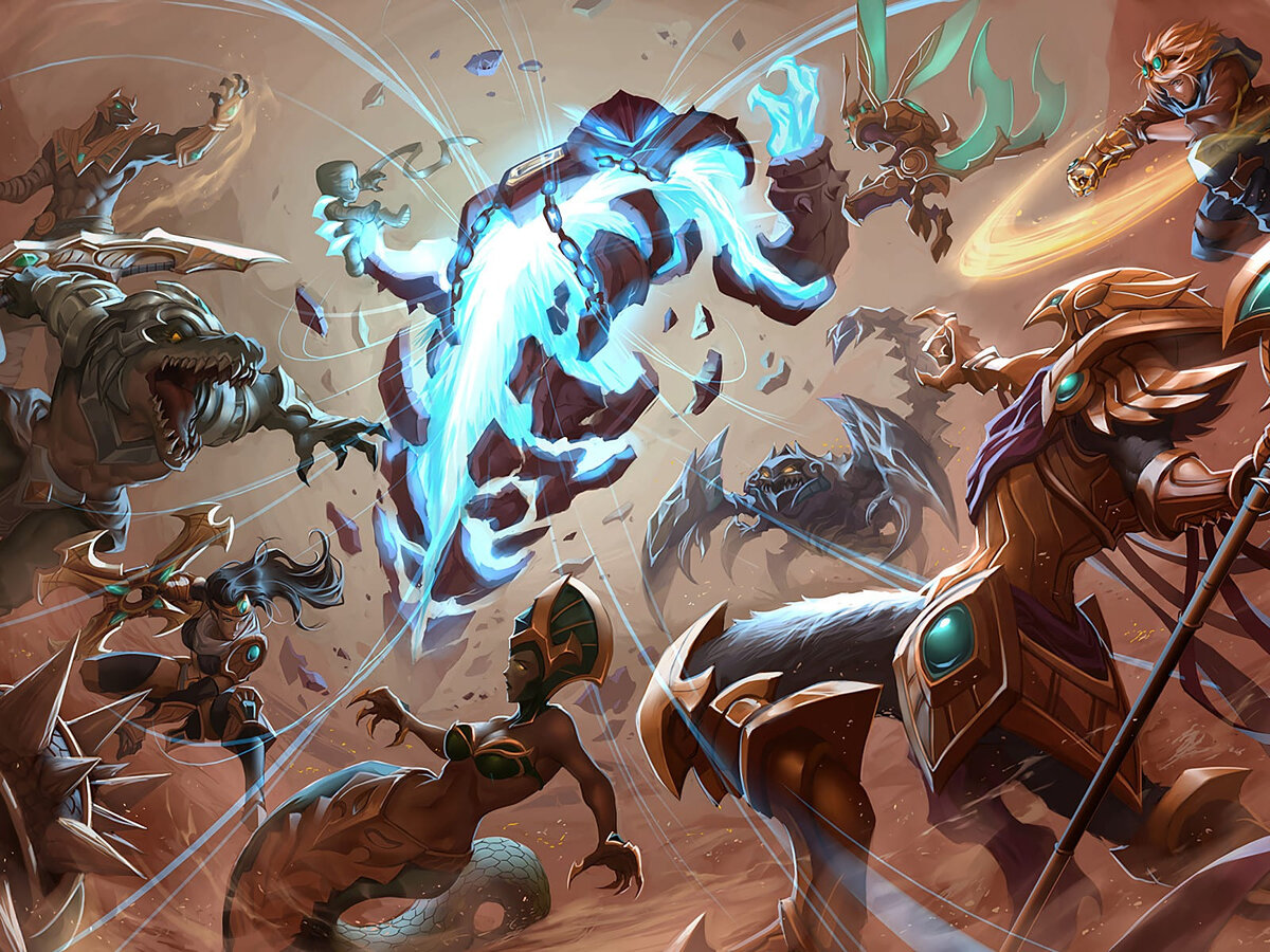 Зерат в центре и Азир справа 