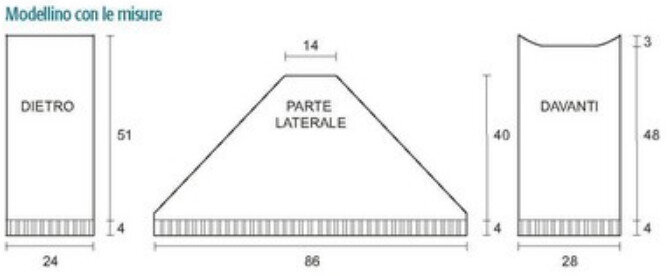 Выкройка пончо