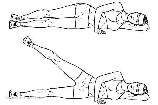 Упражнение подъем ноги лежа на боку. Упражнение лежа на боку поднимать ногу. Махи ногами лежа. Упражнение поднятие ног лежа на боку. Опускать снизу