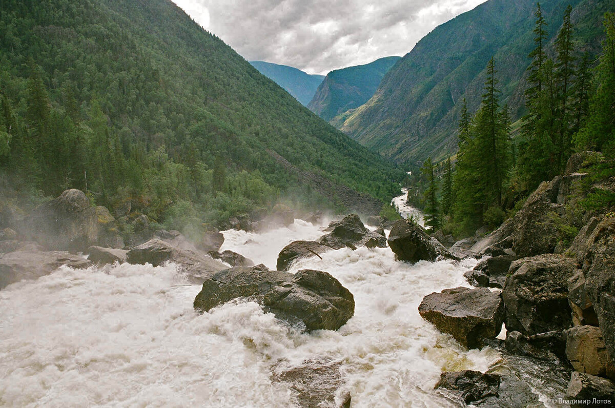 Алтайский заповедник водопад Кокши