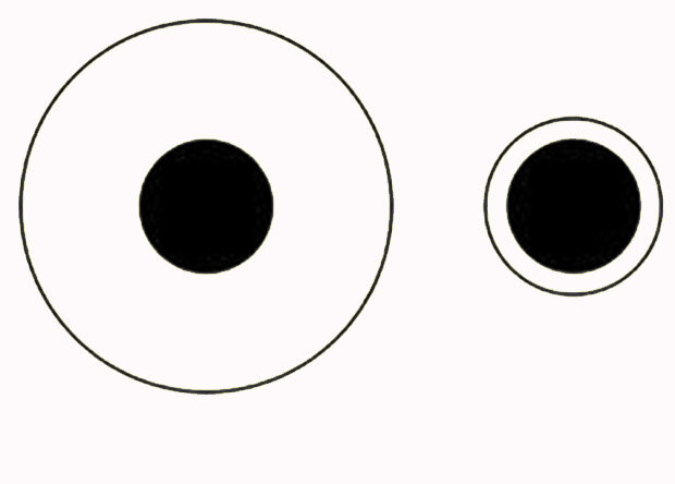 Эти круги в центре равны