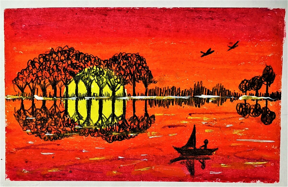 Оранжнвый закат