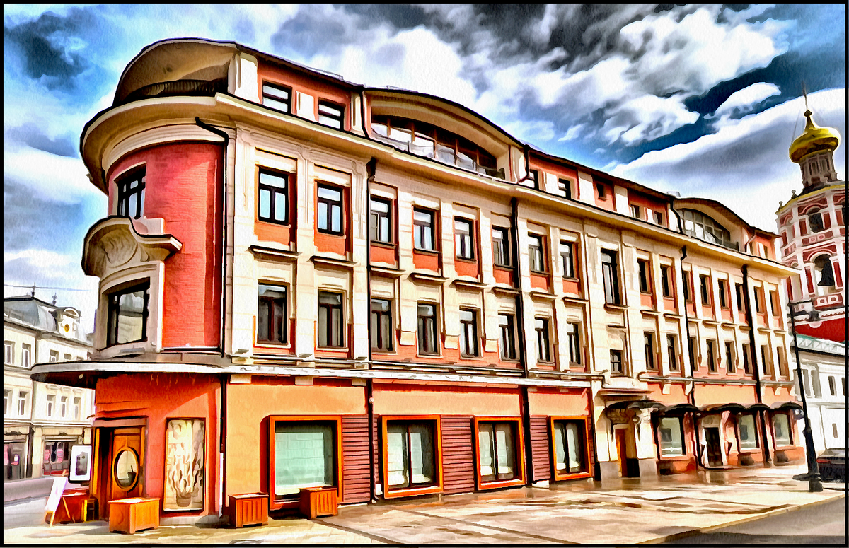 Бывший доходный дом Высоко-Петровского монастыря. Петровский бульвар, дом 2.