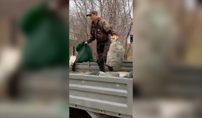 Кадры из видео: очевидец 