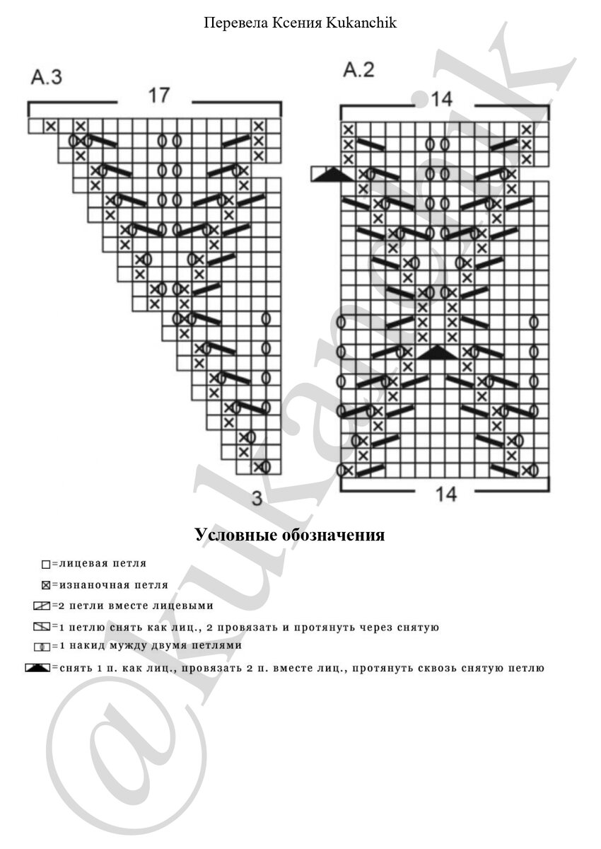Перевод описания вязания летнего топа "Поймать ветер" | Ксения ...