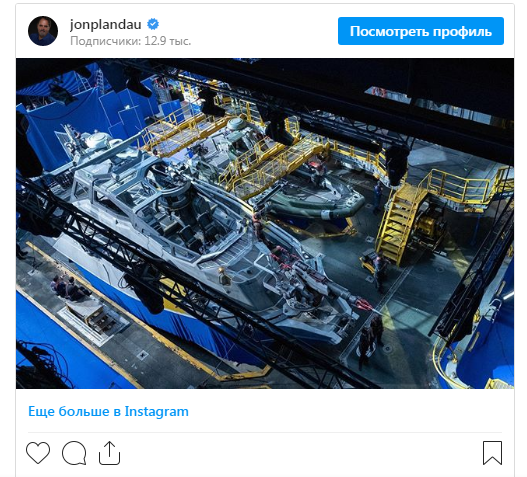 “Our #Avatar sets are ready — and we couldn’t be more excited to be headed back to New Zealand next week. Check out the Matador, a high speed forward command vessel (bottom) and the Picador jetboat (top) — can’t wait to share more,” said the producer. 