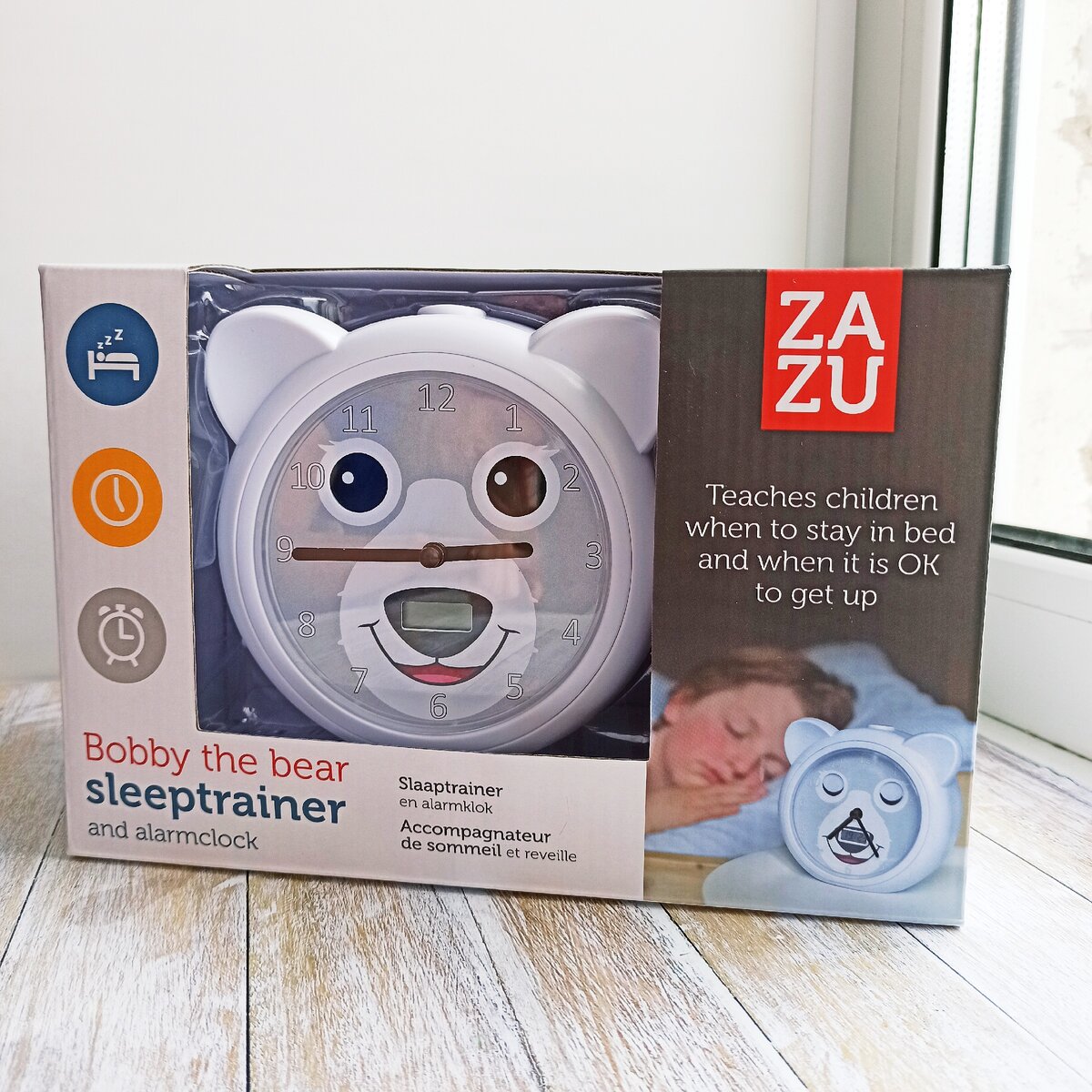 Часы-будильник мишка Бобби