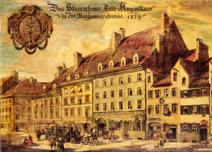 1829 год, фото с официального сайта www.augustiner-braeu.de/home/historie.html