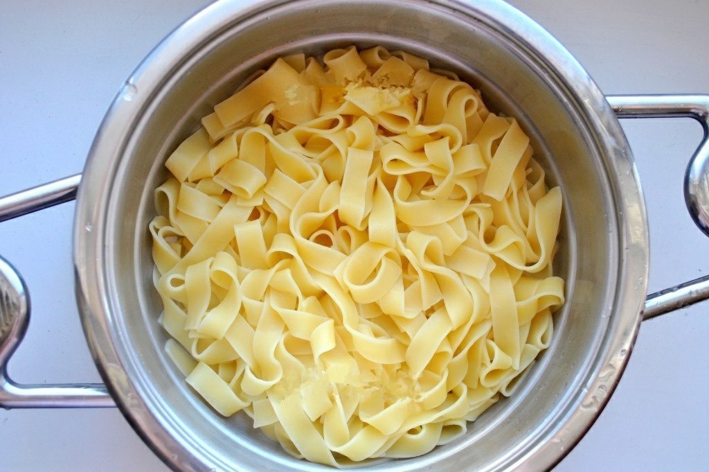 Домашняя лапша без яиц