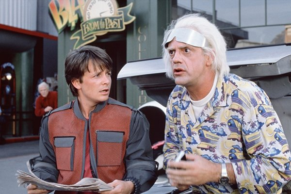 Кадр из фильма "Назад в будущее 2"