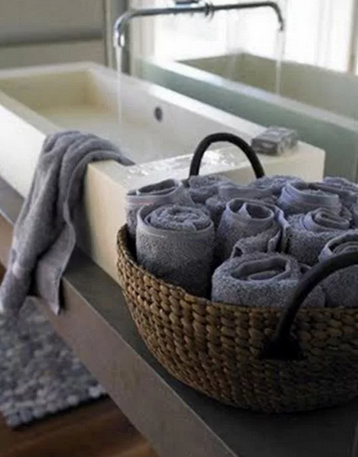 Идеи хранения полотенец в ванной комнате | Мебельная фабрика Нэндо | Дзен