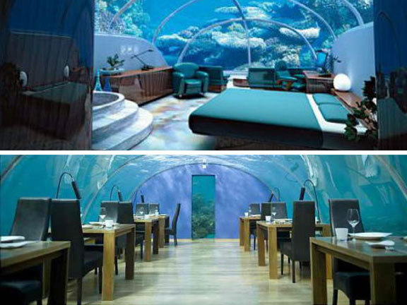 Jules Undersea Lodge отель