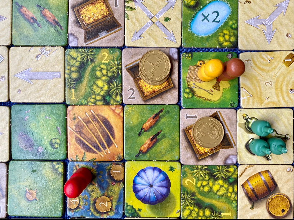 Карта острова меняется каждую партию