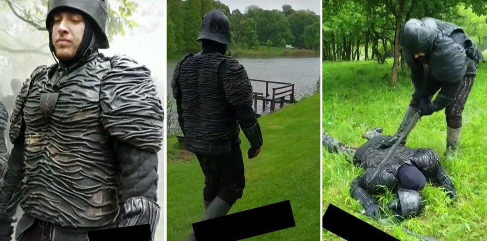 Нильфгаардская броня на слитых кадрах