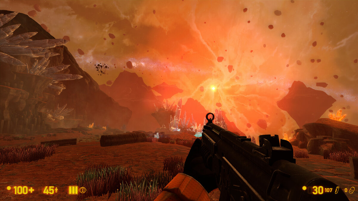Скриншот сделан в игре "Black Mesa" / Мир Зен