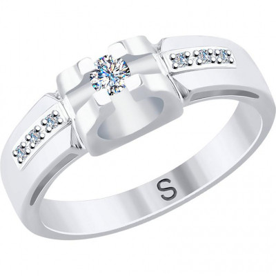 Кольцо из белого золота 585 пробы арт. 108331