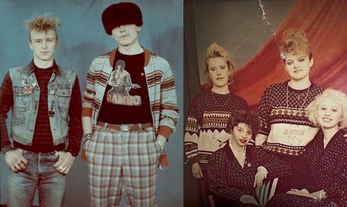 Стиль людей в 90х