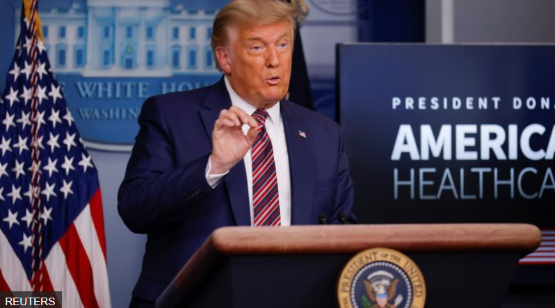 Выступая в Белом доме в пятницу, Трамп вновь сказал, что "победил на выборах"