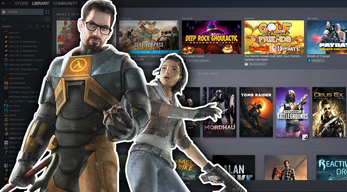 Авторский коллаж на Half-Life 2