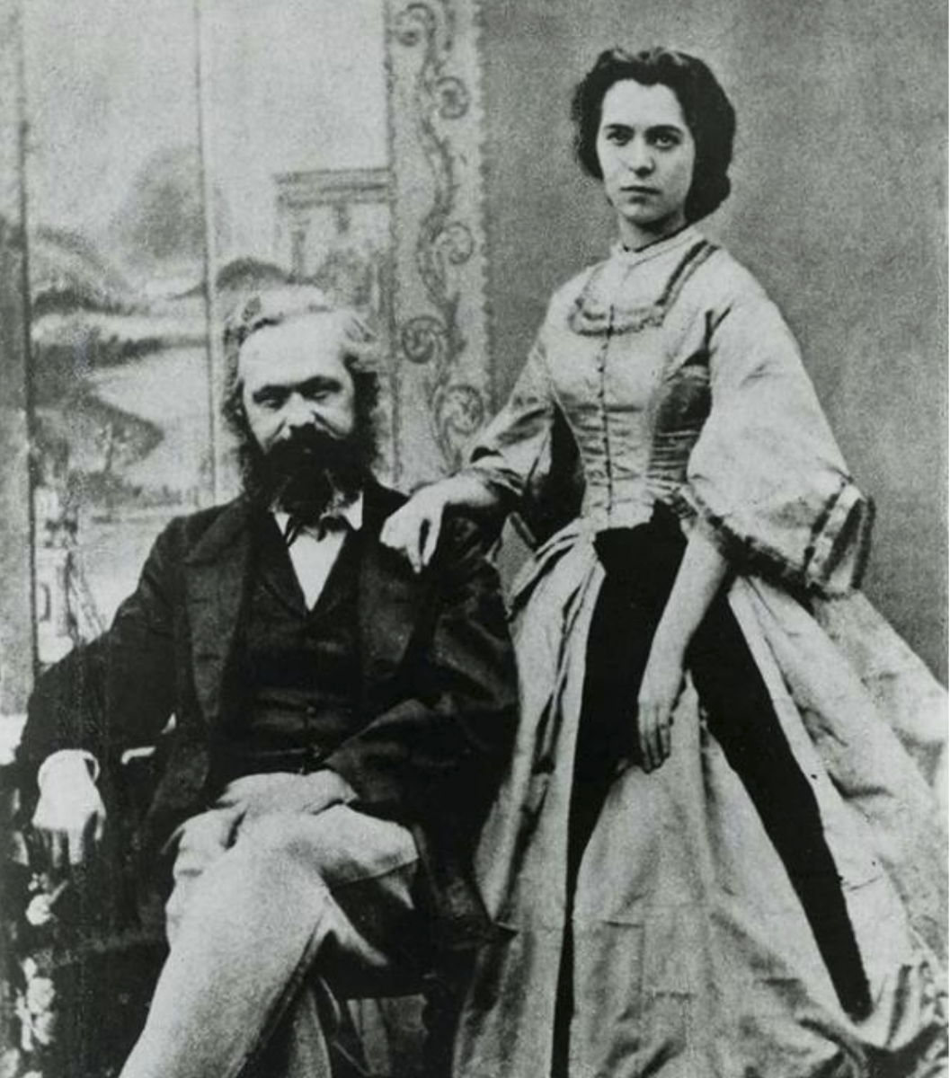 Карл Маркс с супругой Дженни фон Вестфален