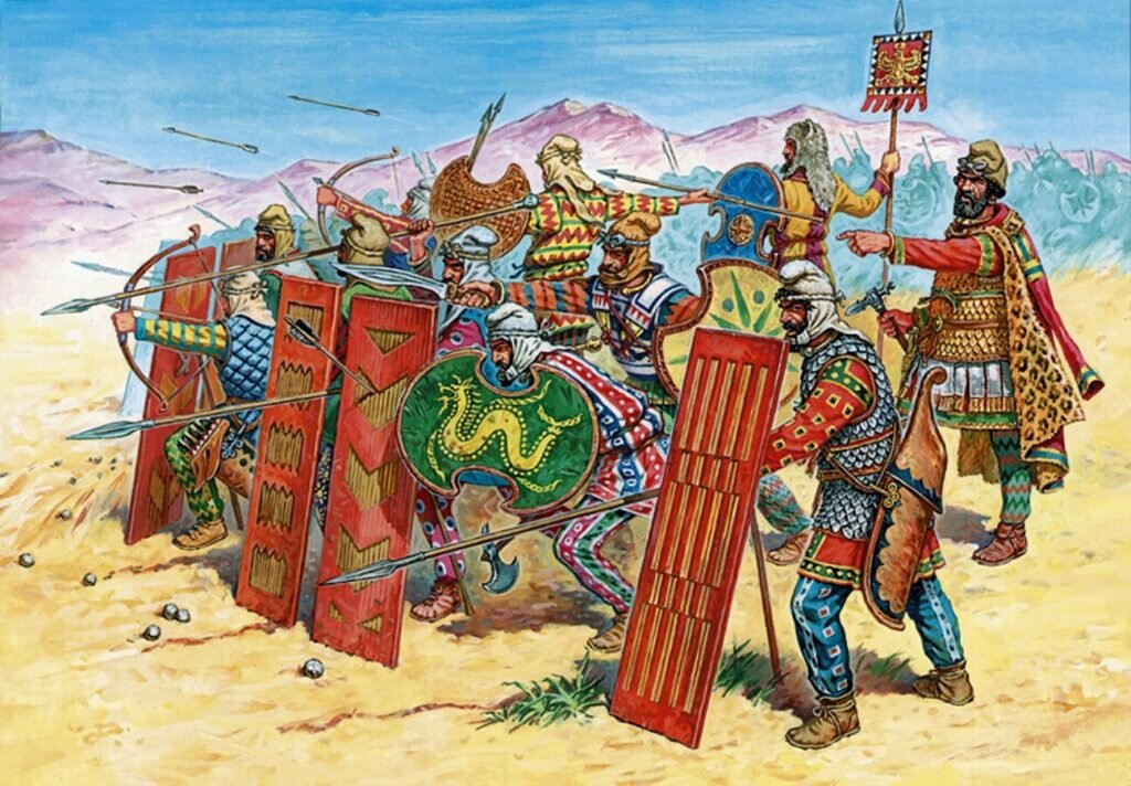 Персидские войска. Марафонская битва. Источник: factinate