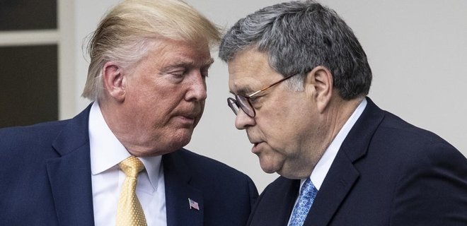 Дональд Трамп и Уильям Барр