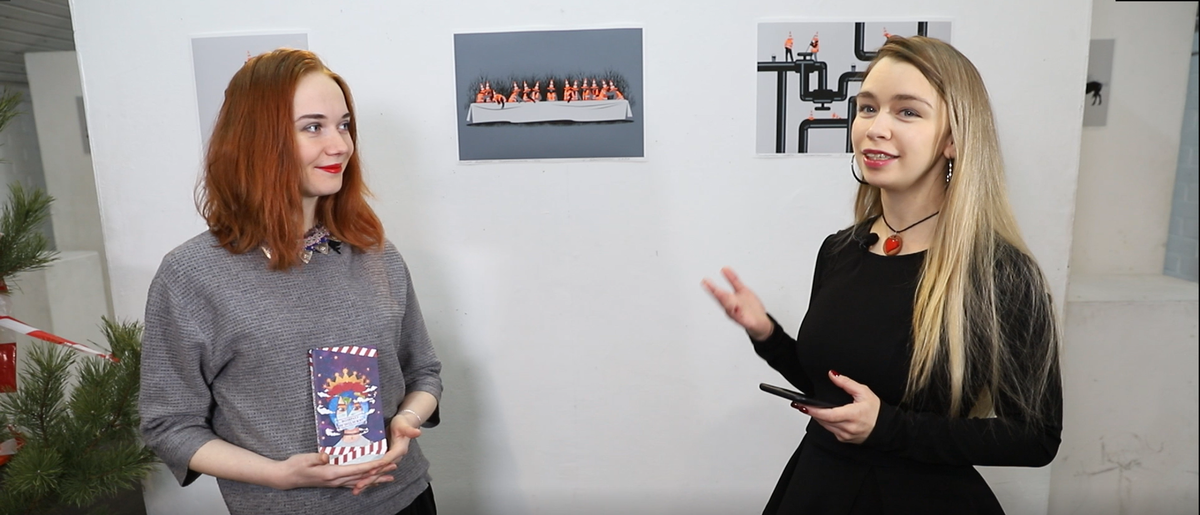 Кадр из интервью со Стефанией Даниловой