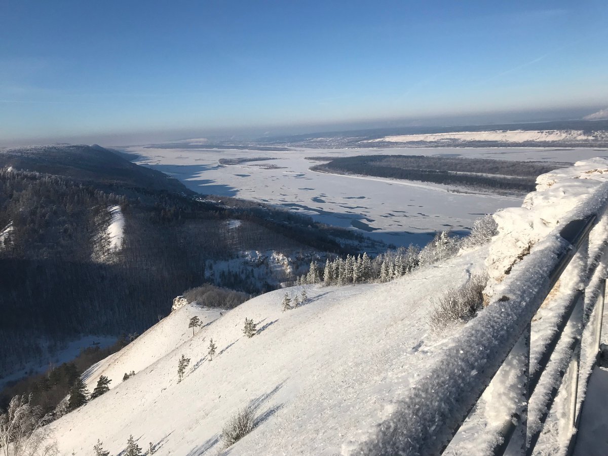 гора стрельная зимой