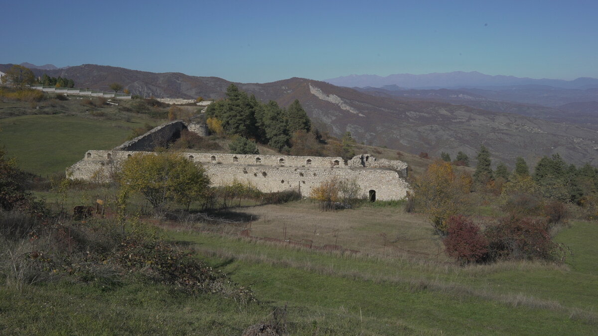 Фрагмент крепостных стен Шуши
