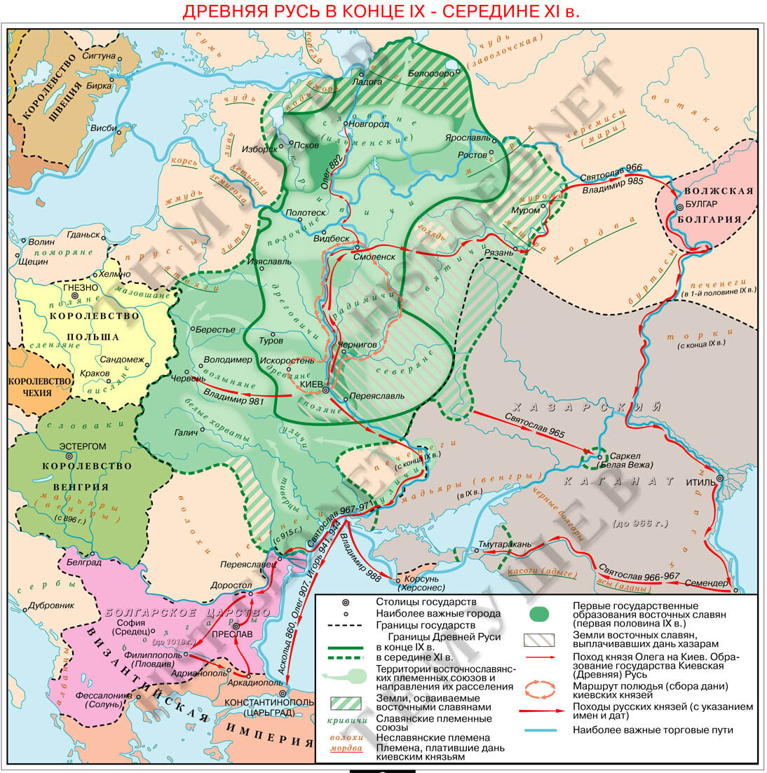 Русь в конце 9 века