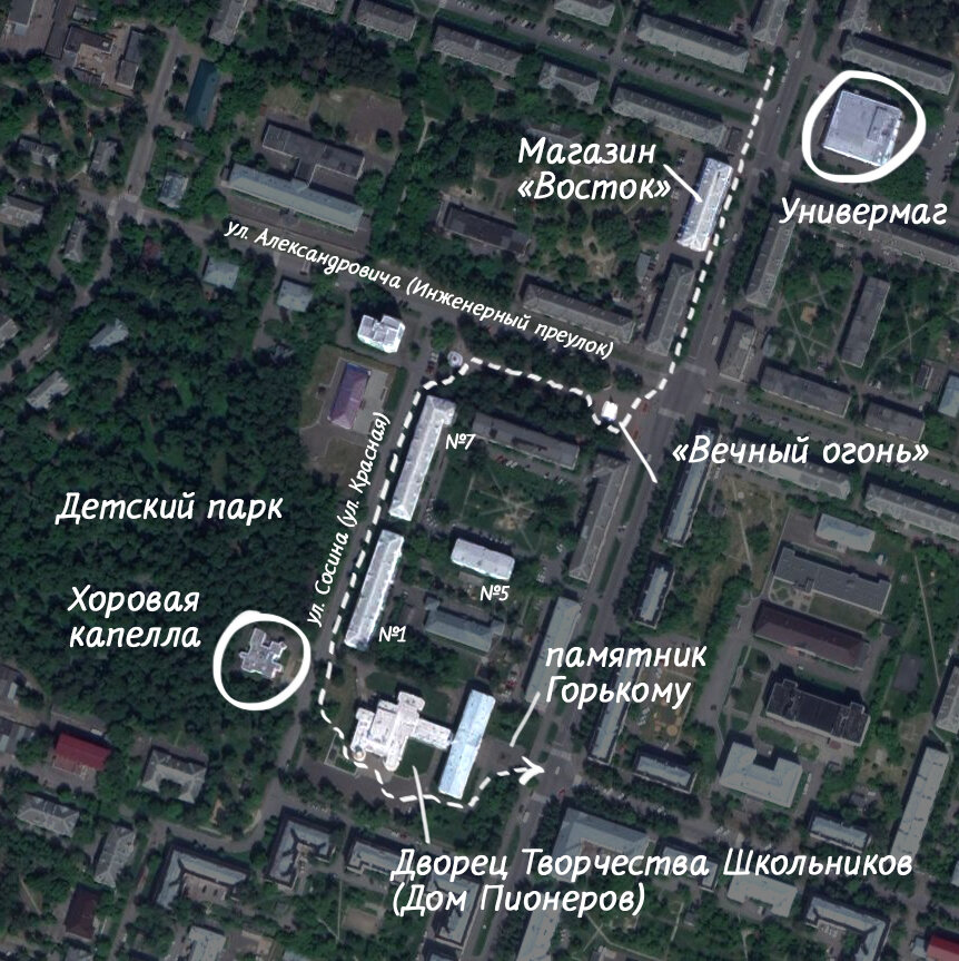 карта маршрута 1