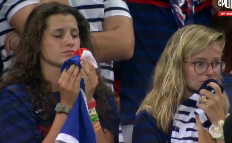 Болельщицы Франции