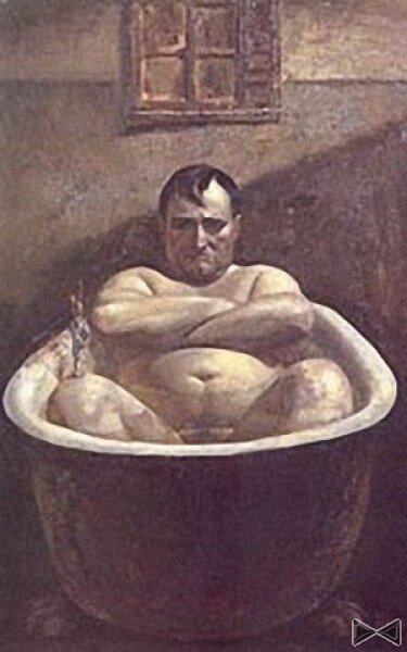 Картина мужики в сортире