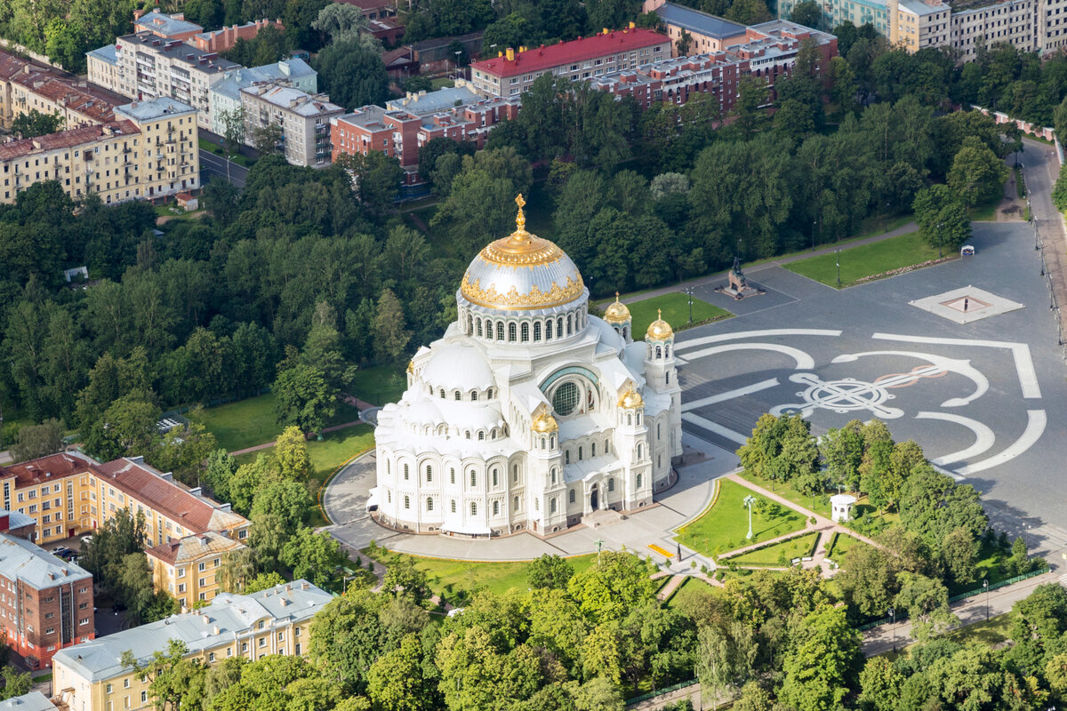 Кронштадтский собор сверху