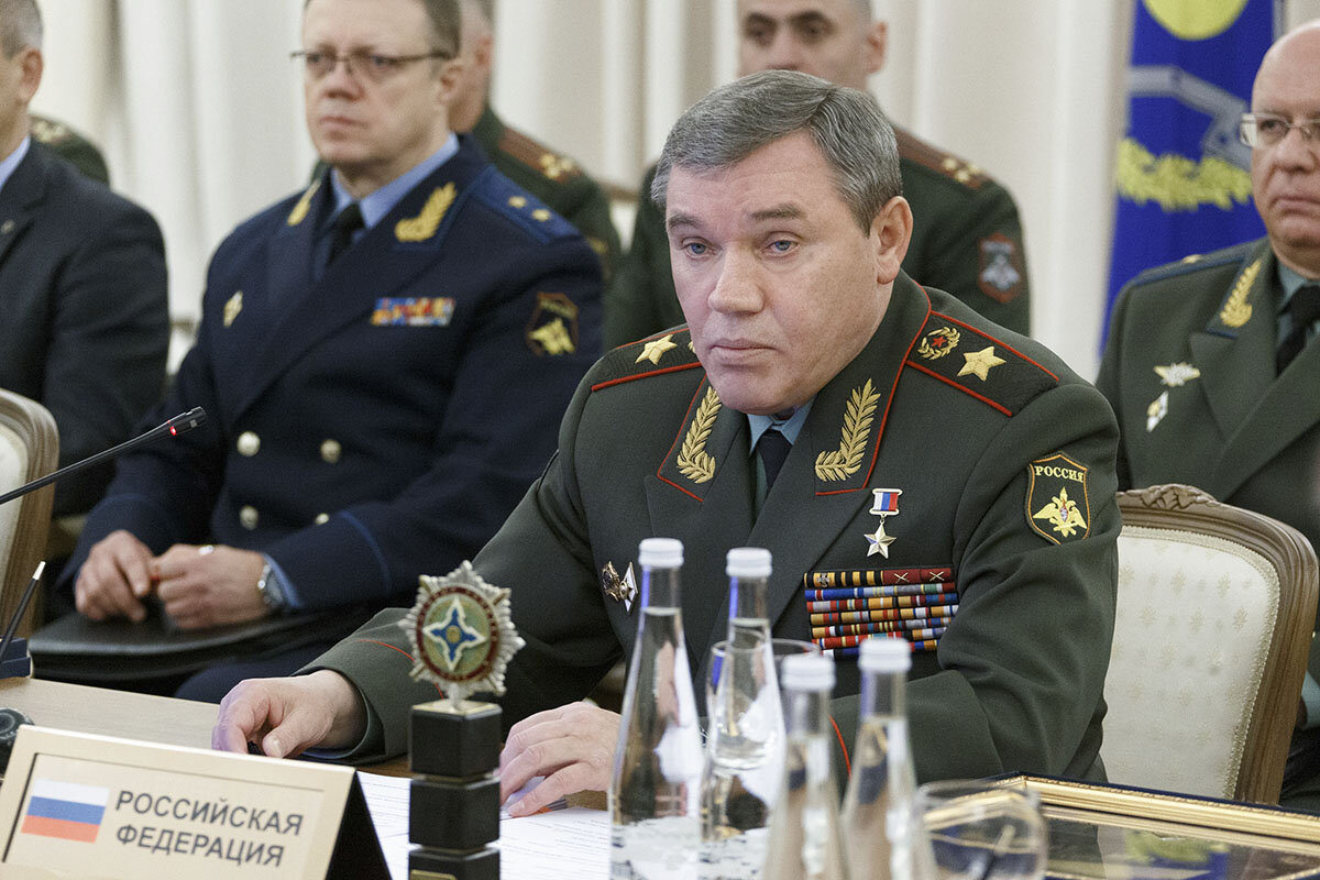 Начальник генерального штаба Вооруженных сил Российской Федерации. Успехи вс рф сегодня