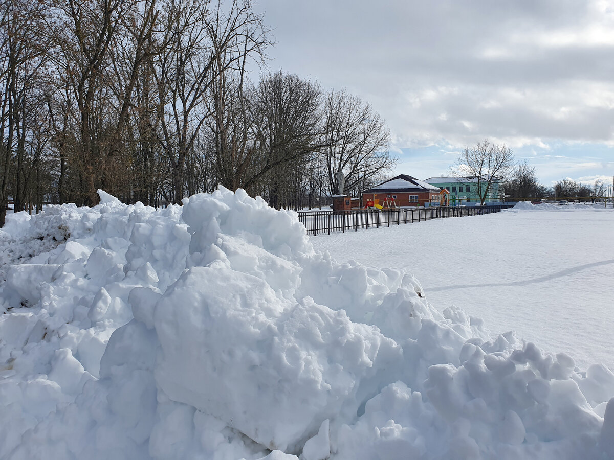 Аул Джиджихабль в Адыгее. Январь 2022 г.