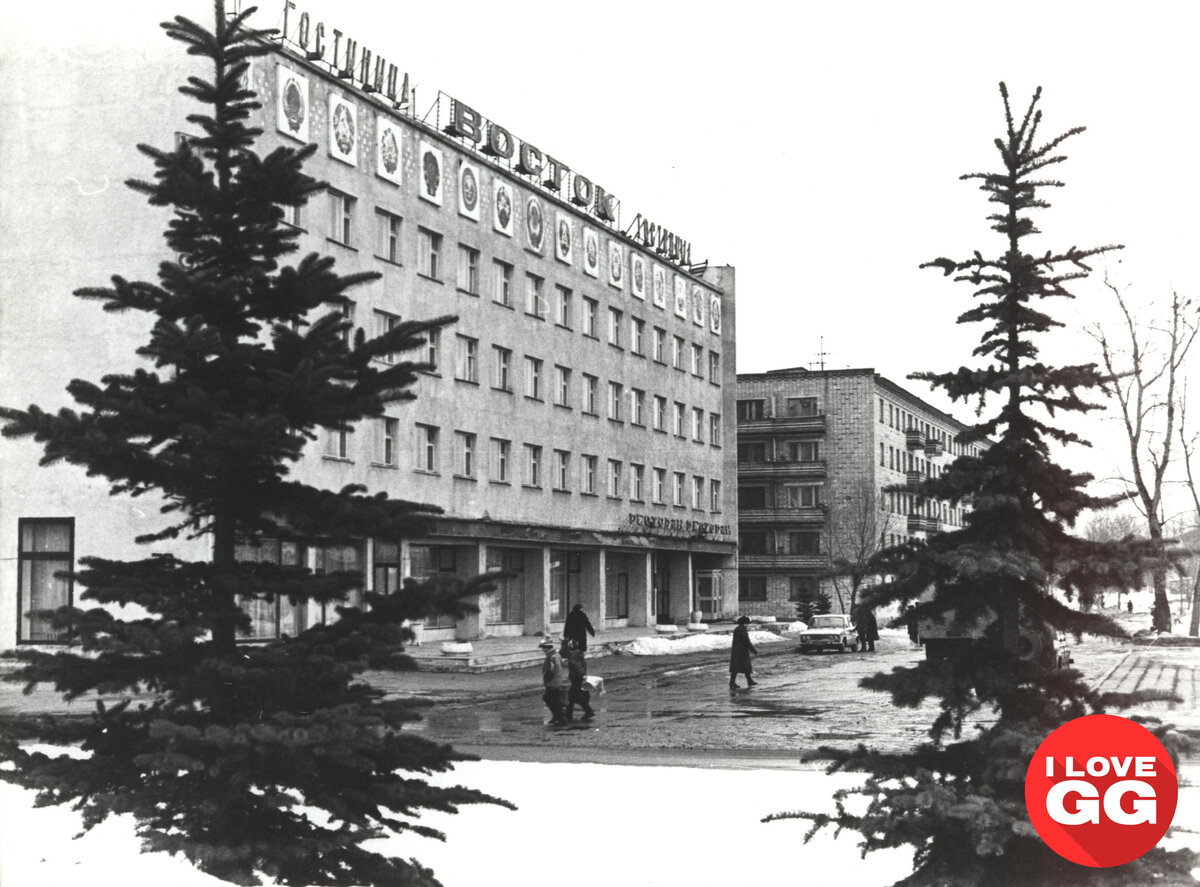 Гостиница Восток, город Гагарин, предположительно 1986