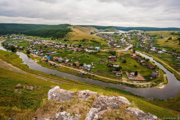 Село Нижнеиргинское. Общий вид. 2010-е гг.