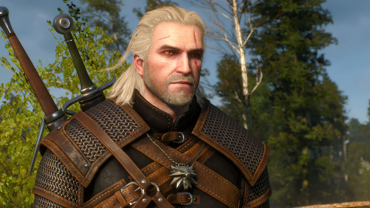 Если вдруг кто не знал, так выглядит наш главный герой. Великий воин и убийца чудовищ -  ведьмак Геральт из Ривии.