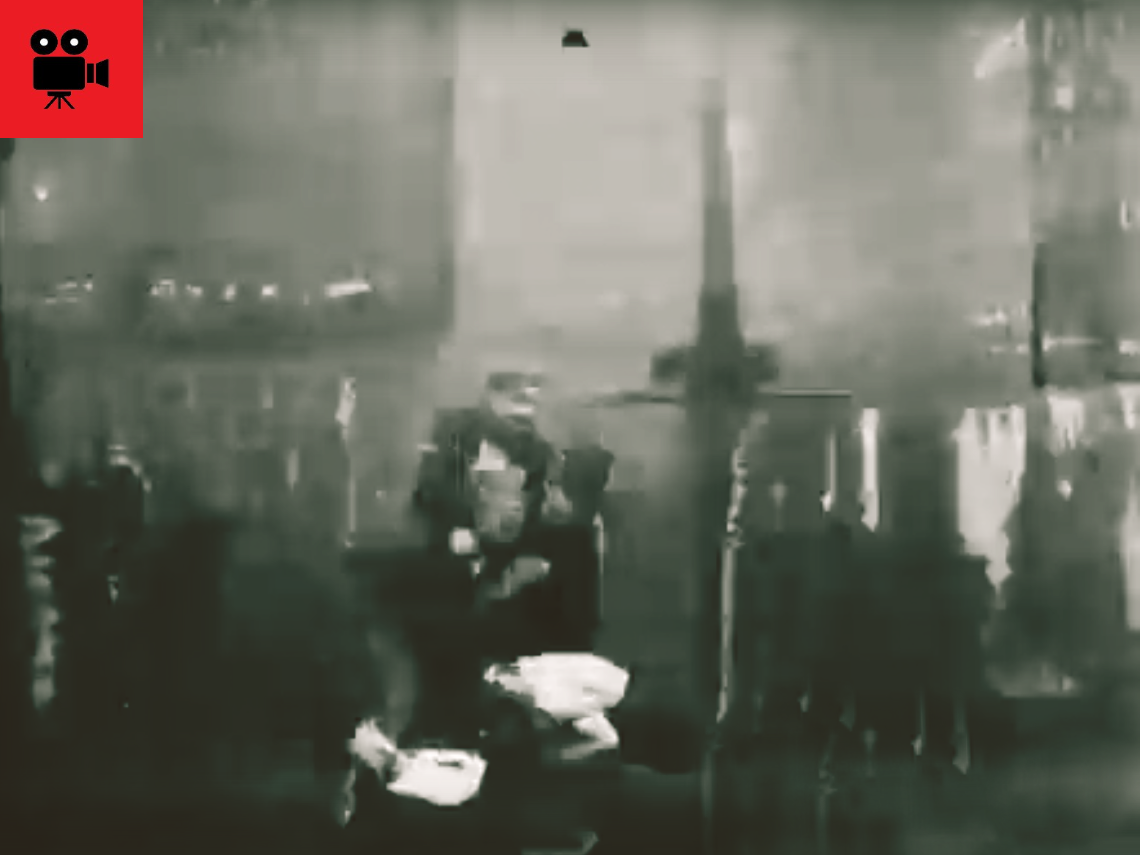 КинолюбительАс, скриншот фильма "Грабители", 1896 год.