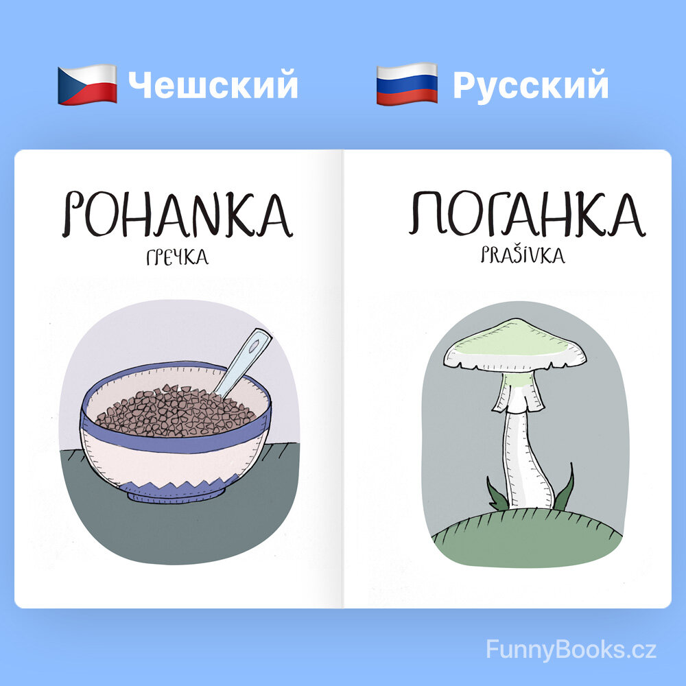 Смешные чешские слова - Еда и продукты | Весёлый словарь | Дзен