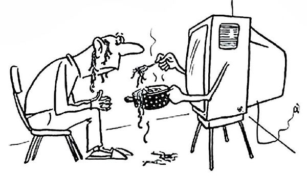 Приблизительно так представляют многие телевидение