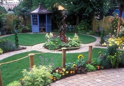 Ландшафтный дизайн двора: как оформить своими руками простенько и со вкусом