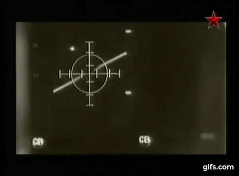 Работа локатора Су-15ТМ "Тайфун"