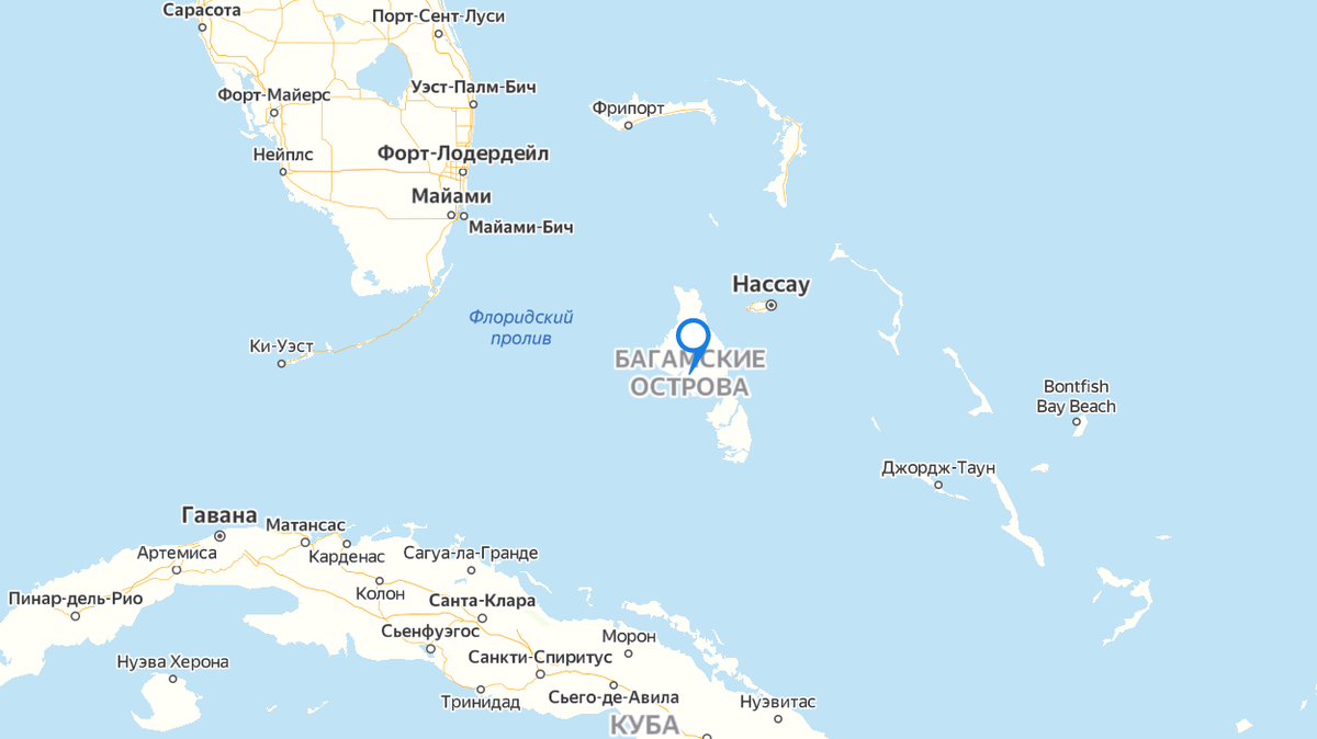 местоположение осторова