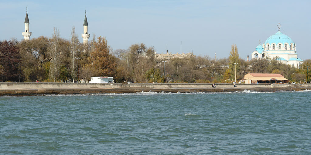 В евпатории открыли набережную терешковой