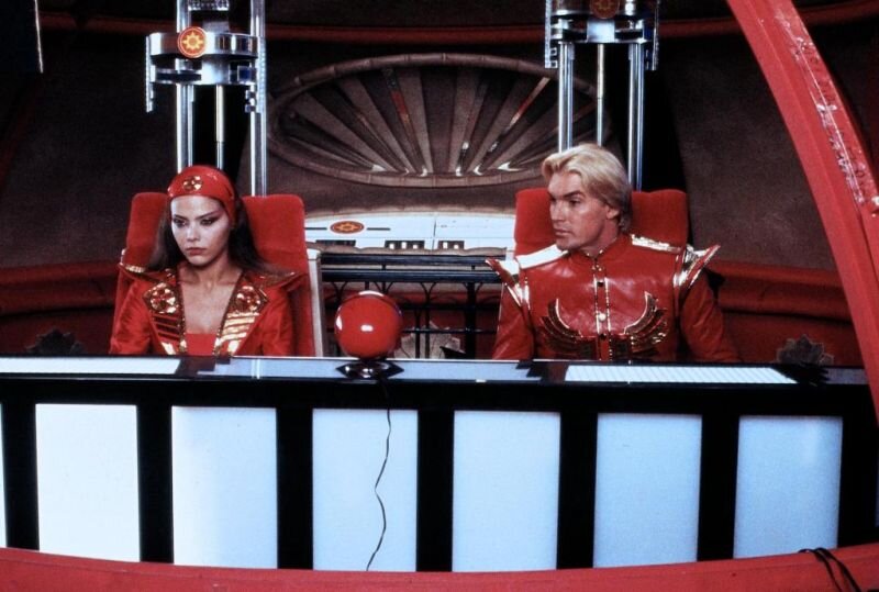 Орнелла Мути и Сэм Джонс в фильме "Флэш Гордон"