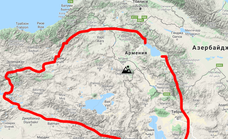 Гора арарат где находится в какой стране