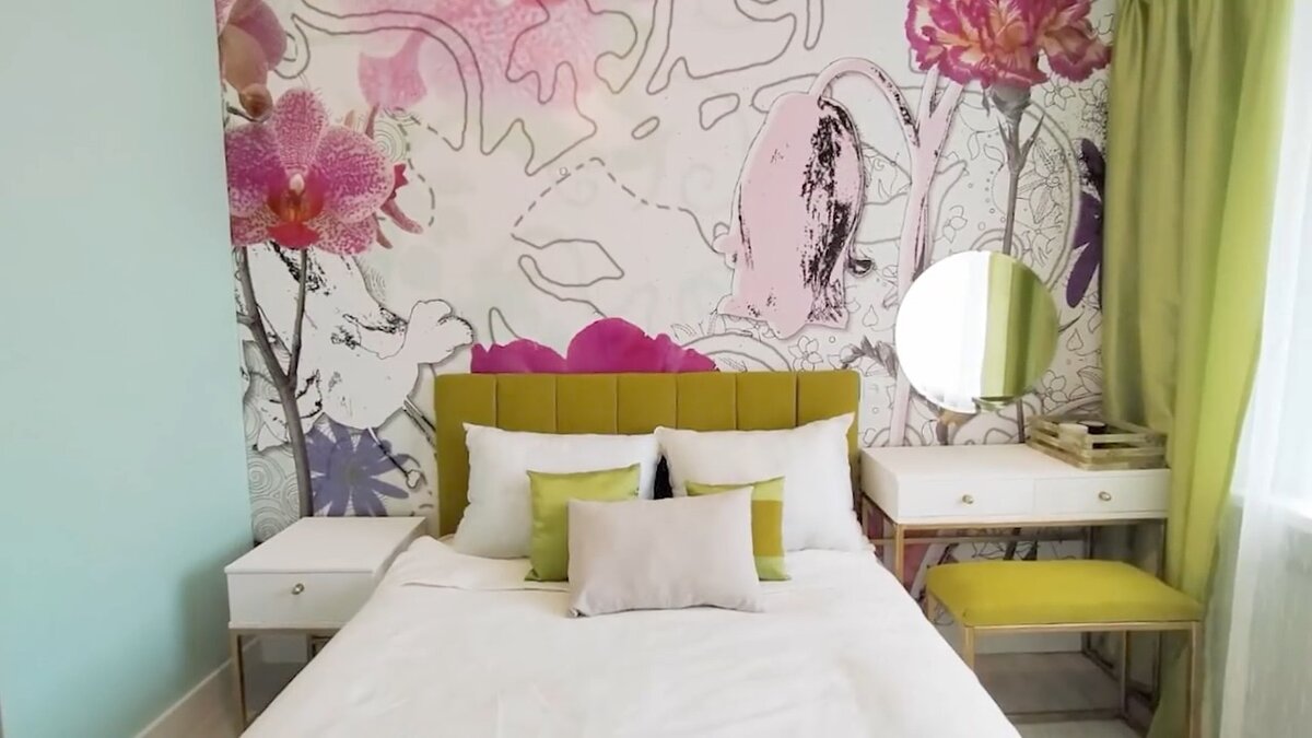 Фотообои на акцентной стене