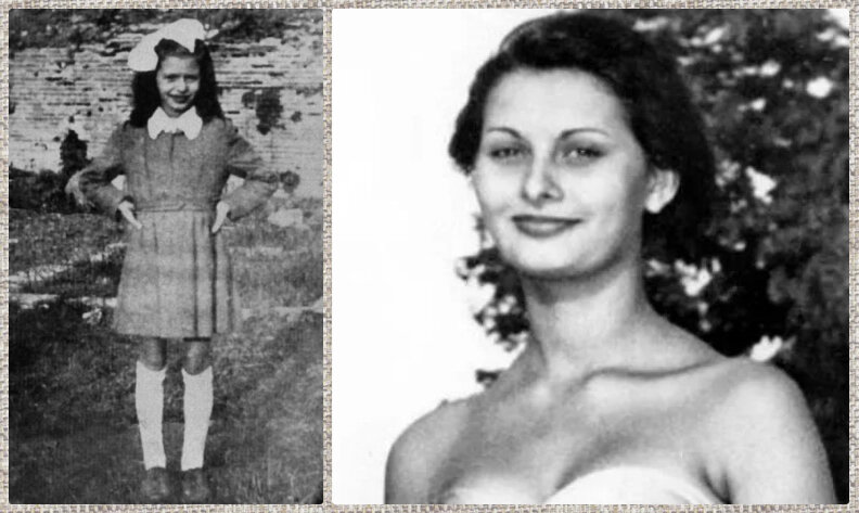 Актриса в детстве и юности